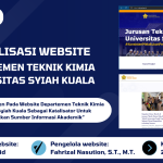 Sosialisasi Website Departemen Teknik Kimia USK