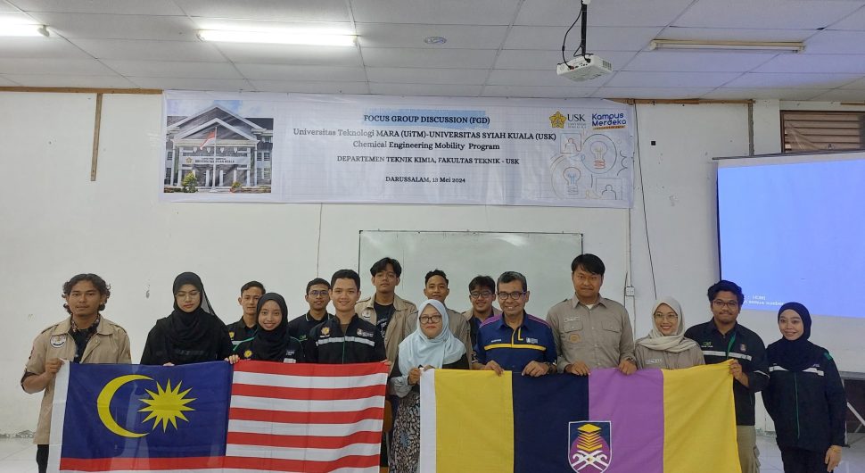 Program Mobilitas Antara UiTM Pulau Pinang dan Program Studi Teknik Kimia USK